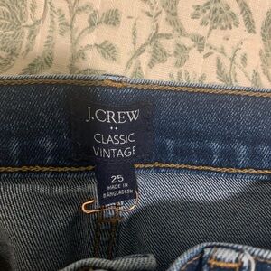 J Crew Jeans Size 25 Classic Vintage- Like New